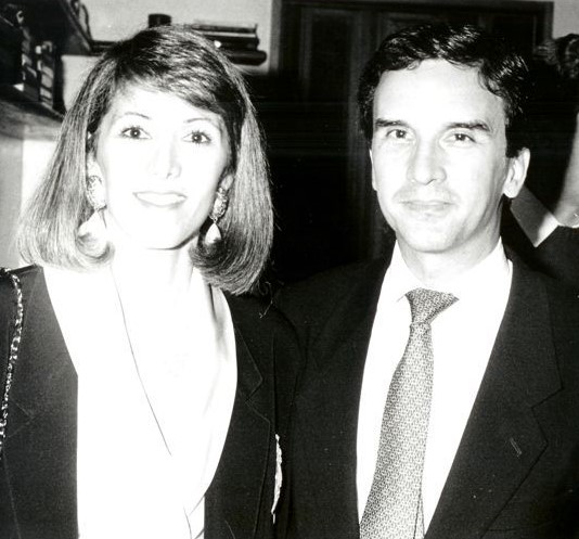 Fernando Mello Barreto ao lado da esposa Maria Helena Pinheiro Pena, também diplomata de carreira